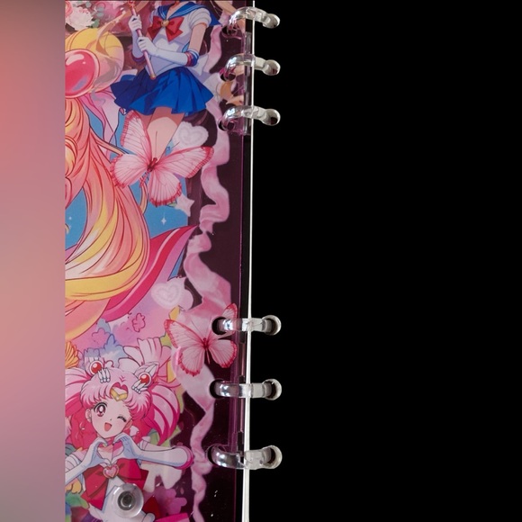 Sailor Moon Dimensional Floating Charm Journal | Refillable A5 Anime Collector - Picture 5 of 9